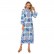 Bohemian Beach Dress European and American Women's Blue and White Porcelain Evening Dress Printed Dress
