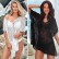 New European and American beach bikini blouse Hollow knitted loose sunscreen clothing