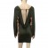 New autumn sexy dress with backpack buttocks hit color women's dress