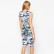 New trendy temperament women's dress, lace print bag hip slim dress, pencil skirt