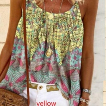Four-way stretch European and American new bohemian beach resort style suspender skirt