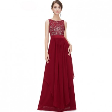 Spot summer new style European and American women's elegant long cocktail dress lace dress 157