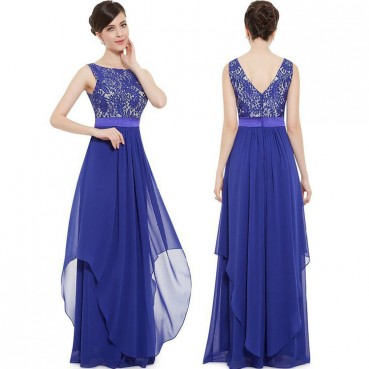 Spot summer new style European and American women's elegant long cocktail dress lace dress 157