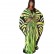 New Spot South American Style Fashion Striped Bat Sleeve Loose Women's Dress Long Skirt