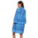 Women's Bohemian Flared Sleeve Stand Collar New Nine-Sleeve Splicing Dress