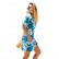 Spring/Summer Women's V-neck Tie Bohemian Beach Holiday Print Dress