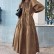 Europe and America autumn new solid color long-sleeved casual dress