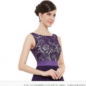 Spot summer new style European and American women's elegant long cocktail dress lace dress 157