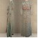 Summer new style European and American printing three-quarter sleeve elastic waist V-neck chiffon sexy female dress 137