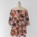 Spring and summer printed elastic waist tie women's off-the-shoulder one-neck sexy dress