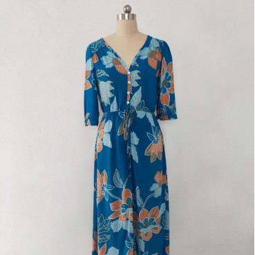 Spring and summer women's new bohemian fashion dress beach skirt wholesale