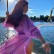 European and American long-sleeved beach dress two-piece solid color beach veil long dress holiday new style