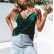 New European and American solid color adjustable camisole multicolor bottoming shirt top