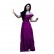 Medieval women's European and American one-shoulder solid color long sexy dress