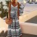 European and American new style women's bohemian style deep V-neck printed beach holiday style suspender skirt
