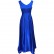 New women's sexy deep V-neck sleeveless backless bow-knot prom evening dress
