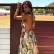 European and American bohemian style new sexy sleeveless halterneck halter dress