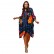 Spring and summer new Middle Eastern style positioning printing robe-style loose dress