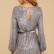 New luxury sequin embroidery fashion evening dress long sleeve dress
