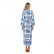 Bohemian Beach Dress European and American Women's Blue and White Porcelain Evening Dress Printed Dress