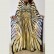 New Spot South American Style Fashion Striped Bat Sleeve Loose Women's Dress Long Skirt