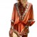 Women's 2021 summer new style printed bat shirt mini dress