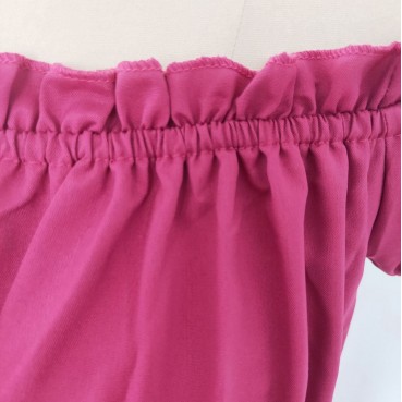 Medieval women's European and American one-shoulder solid color long sexy dress