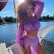 European and American long-sleeved beach dress two-piece solid color beach veil long dress holiday new style