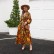 New bohemian beach sunscreen big put on women's long-sleeved dress nightgown skirt