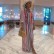 New fashion color long stripe printing casual long shirt dress