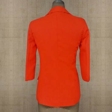 New style European and American three-quarter sleeves comfortable slim solid color short small suit women jacket