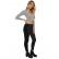 New European and American bowknot long-sleeved crossover short cropped v-neck T-shirt bottoming shirt