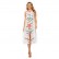 New women's digital print dress, European and American long dress