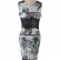 New trendy temperament women's dress, lace print bag hip slim dress, pencil skirt