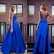 New women's sexy deep V-neck sleeveless backless bow-knot prom evening dress