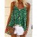 New women's leopard print camisole ladies fall/winter bottoming shirt elegant top trendy