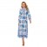 Bohemian Beach Dress European and American Women's Blue and White Porcelain Evening Dress Printed Dress