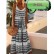 European and American new style women's bohemian style deep V-neck printed beach holiday style suspender skirt