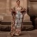 Independent Station New Women's Middle East Printed Dress Muslim Large Size Loose Robe