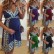 New European and American women's printed sling maternity dress