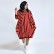 Autumn new independent stand European and American striped loose large size long-sleeved pocket dress