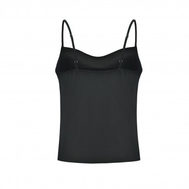 New European and American solid color adjustable camisole multicolor bottoming shirt top
