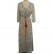 Summer new style European and American printing three-quarter sleeve elastic waist V-neck chiffon sexy female dress 137