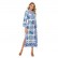 Bohemian Beach Dress European and American Women's Blue and White Porcelain Evening Dress Printed Dress