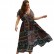 Women's 2021 spring and summer new bohemian short-sleeved lace-up dress