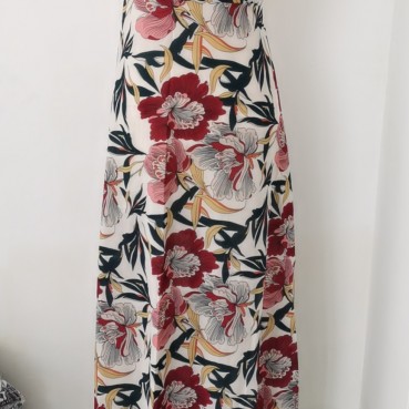 European and American bohemian style new sexy sleeveless halterneck halter dress