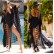 Cardigan Sexy Lace Sunscreen Loose Vacation Beach Swimsuit with Bikini Cover