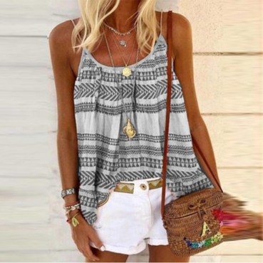 European and American new style bohemian beach holiday style suspender skirt
