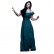 Medieval women's European and American one-shoulder solid color long sexy dress