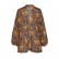 European and American New Chiffon Leopard Orange Printed Outer Blouse Loose Beach Sunscreen Bikini Shawl